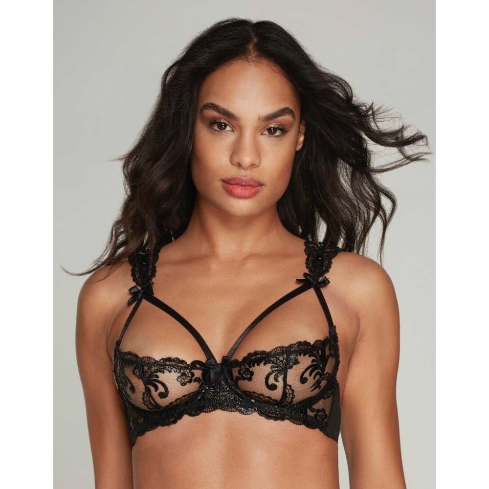 Agent Provocateur Dixee 1/4 Quarter Cup Bra 32DD NWT